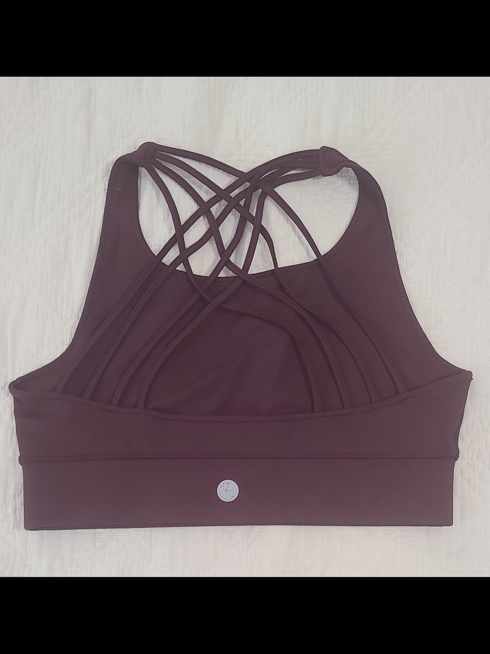Threads 4 Thought Plum Sports Bra - Size Large - Picture 7 of 10